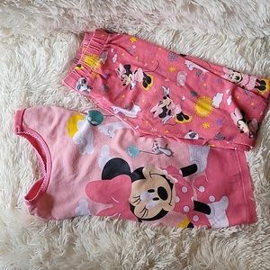Disney, Girls size 5 Pajamas,  PJ'S , Minnie Mouse